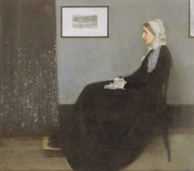James Mcneill Whistler arrangement in grey and black the artist s mother china oil painting image